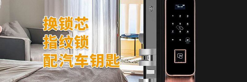 換鎖芯指紋鎖